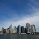 A view of the Lower Manhattan skyline from the Staten Island Ferry, March 14, 2019 in New York City.